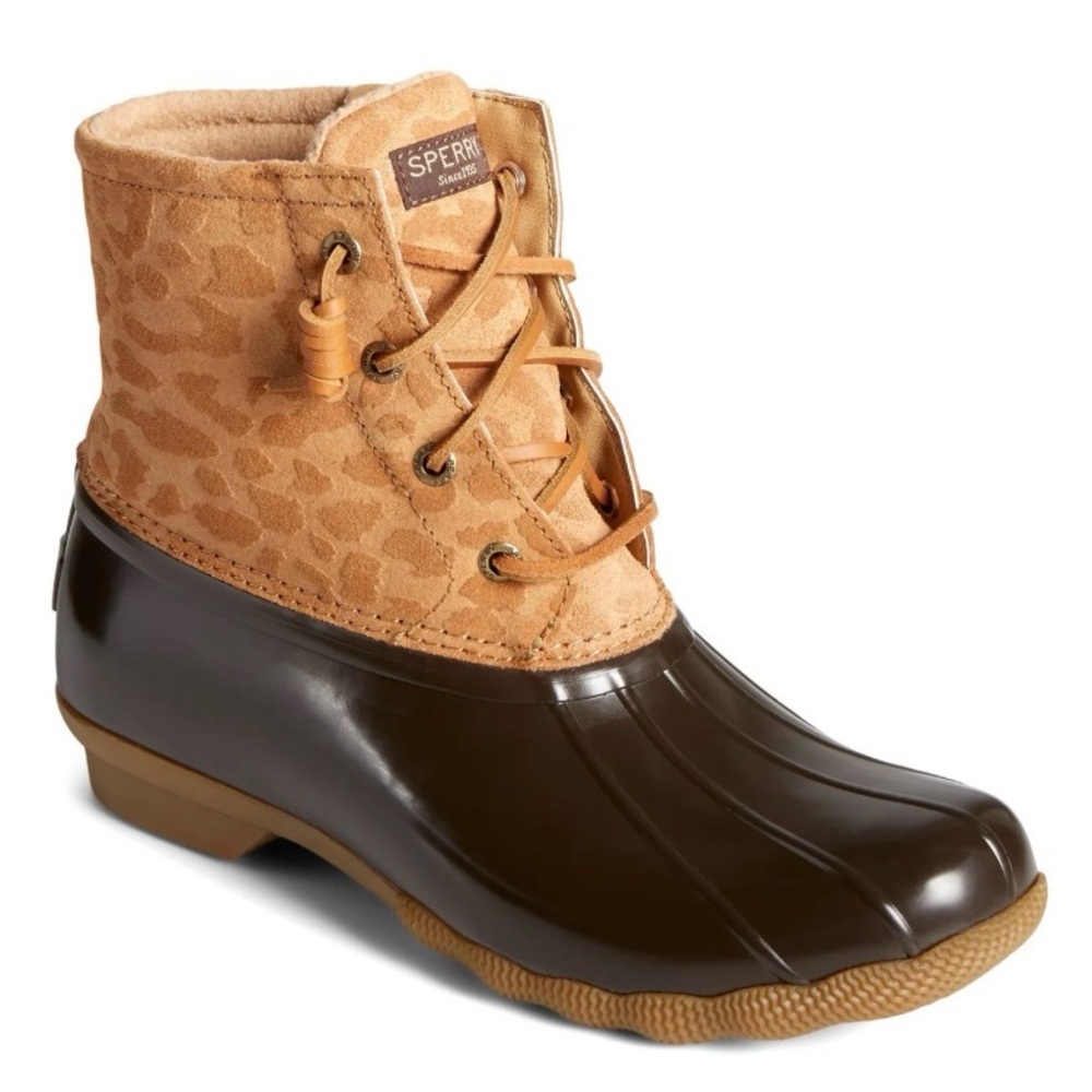 Sperry Saltwater™ Cheetah Duck Boot - Picture 13 of 14